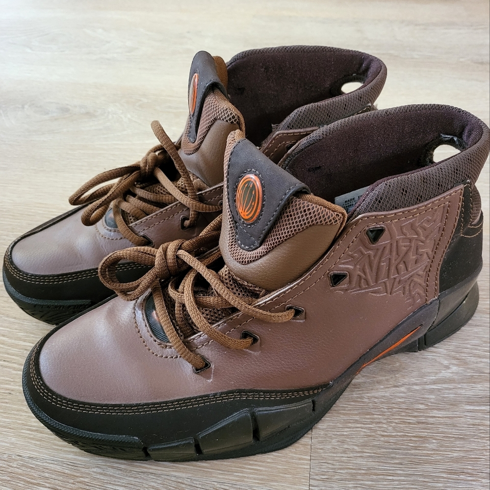 Nike Zoom Legend Uptempo - Brown Leather Size 9.5